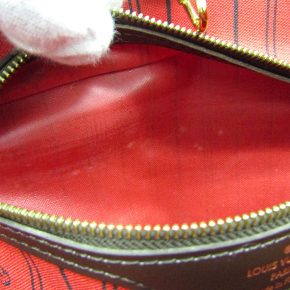 LOUIS VUITTON Brown Damier Neverfull MM Tote Bag - Picture 10 of 12